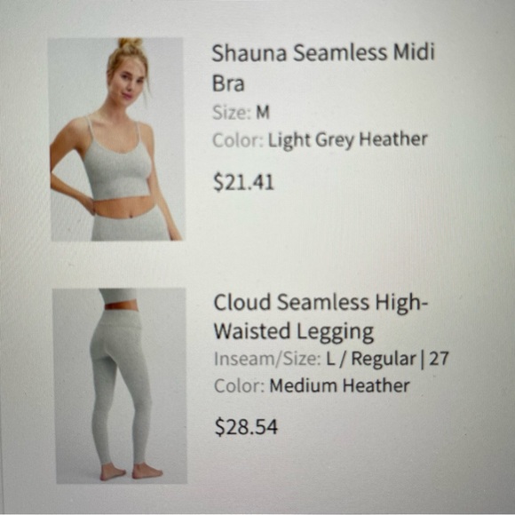 Fabletics matching lounge set - Picture 3 of 3